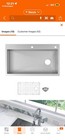 Glacier Drop-in Kitchen Sink 36  Zero Radius Single Bowl 16gauge Stainless Steel