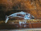 Baccarat Crystal Art Glass Dolphin Sculpture Figurine France Signed