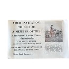 Vintage 1970s American Paint Horse Association Membership Collectible Set
