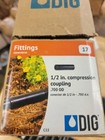  10  Dig 1 2 In  0 700 O d  Compression Coupling - C33  Qty 10 Free Shipping