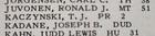Ted Kaczynski Rare Original College Freshman Dorm Assignments List The Unabomber