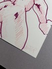 Nude Male Drawing- Original Fine Art- Direct From   Signed By Artist