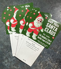 Vintage Carton Insert Advertising Coupon Double Cola Santa Claus Giveaway 5pc