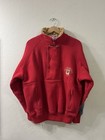 Rare Vintage Nfl 49ers Jacket 1 2 Zip The Game Cotton Sz Xl