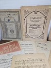 Lot Vintage Sheet Music - Misc  Genres - 15 Total - Dates Vary 1889- 1960 s   2