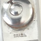 Vintage Gingher Pinking Shears Brazil Chrome Scissors Right Handed 7 5  Long 