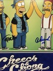 Cheech   Chong Signed Framed Photo 18x18 Jsa Coa Marin Chong Autograph