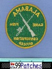 Alabama Game Fish Conservation Officer State Dnr Police Shoulder Patch Rifle 9h