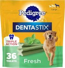 Dentastix Dog Dental Treats  Large Breed Dog Treats  Fresh Flavor  1 87 Lb  B   