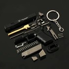Mini G34 Pistol  1 3 Model Keychain Gun  Mini Metal Toy Gun Keychain