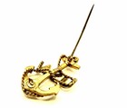 Pre Ww1 Us Navy Chief Petty Officer Cpo Anchor Cap Badge Attributed Pearl Harbor