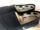 Minor Defect- Nwb Toms 10002472 Classic Black black Women s Canvas Shoes Us 7