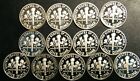 2010-2025-s Roosevelt Dime Gem Cameo Proof Clad Run 16 Coin Set Us Mint Lot