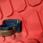 Vtg Lorus Seiko Disney Goofy Watch Gold Case Tan Leather A55