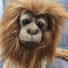 Hansa Marmoset Plush 3092 Retired 10    Realistic Monkey Stuffed Animal W tags