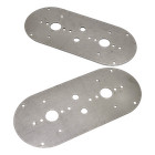 For Peterbilt 359 379 389 W900l Center Dome Light Plate 2 Watermelon Light Plate