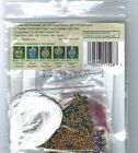 Holiday Crimson Cloisonne Ornament Counted Cross Stitch Glass Bead Kit Mill Hill