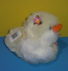 Dan Dee Easter White Yellow W  Flower Duck Chick Plush 8  Tall Plush Chirping