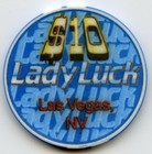  10 Lady Luck Kentucky Derby Le Chip Downtown Las Vegas 1997 Obsolete