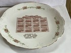 Antique 1908 Calendar  Plate Advertising The Cash Store -d a  Day Amhersrt  Wis 