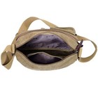 Men s Vintage Canvas School Satchel Messenger Military Shoulder Leather Bags