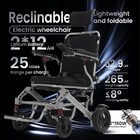 Reclining Electric Wheelchair  Dual Batteries  Highly Powerful telescopic Handle