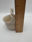 Handmade Braided Handle Pottery Basket Trinket Jar Think Pots