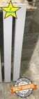 Brand New   Pvc Tube Vinyl Fence Rail Pack - 2  X 3 5  X 39 5  - 2 Rails