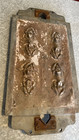Vtg Foundry Sand Casting Mold 2-sided 8 Frogs Toads Amphibian Ceramics  Fishing 