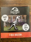 Niob Jurassic Park World T-rex Skeleton Halloween Inflatable 7ft Lights Up