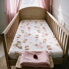 Muslin Crib Sheets For Boys Girls  Fitted 52  x28   Organic Cotton