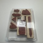 Letters From Friends Stampin  Up  Wood Rubber Stamp Set Mail Art Pen Nib Abx10