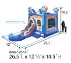 Inflatable Bounce House Commercial Puppy Dog Kids Water Slide With Blower Pool