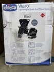 New Chicco Viaro 3 Wheel Travel System Stroller W  Keyfit 30 Infant Seat Black