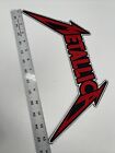 Metallica Logo Oversized Back Patch  Quality Embroidery  Sew On  13    X 7  New