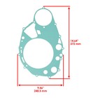 Caltric Clutch Gasket For Arctic Cat 3402-589 Clutch Gasket   375   400