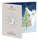 2024 The Snowman Brilliant Uncirculated Color Coin Uk 50p Christmas Holiday Gift