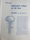 Radioactive Fallout On The Farm Vintage 1960s Usda Civil Defense Booklet