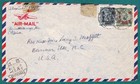 1948 Chinkiang  china  To N c   usa   air Mail  Cover - 23 Stamps Good Condition