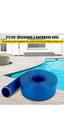 Discharge Hose Lay Flat Hose 3  X 105  Pvc Backwash Drain Hose W clamp - New