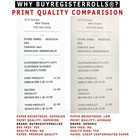 2 1 4  X 70   Thermal Receipt Paper 50 Rolls Clover Flex  Mini And Mobile