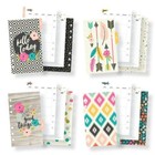 Carpe Diem Good Vibes Double-sided Personal Planner Inserts Undated Monthly