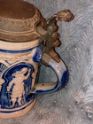 Superb Antique  early 19th Century  German Ceramic Beer Stein  7    18cm  600g 