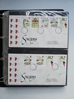 Gb Cover Album Containing First Day Covers From 1993 With Gutter Pair Versions