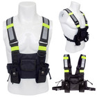 Talkie Rescue Pocket Vest Rig Reflective Radio Chest Harness Two Way Walkie
