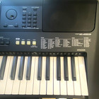 Yamaha Psr-e453 61-key Electronic Keyboard Black W  Built-in Speaker Stand Bench