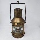 Anchor Vintage Brass Ship Oil Lantern Nautical Boat Light Navy Maritime Works 