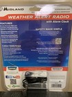 Midland Wr-120 Emergency Weather Alert Radio With Alarm Clock White - Brand New