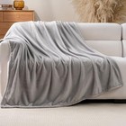 Luxury Fleece Warm Throw Blanket  Soft Lightweight Velvety Plush Throw For 