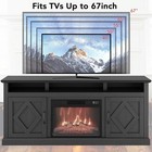 67  Fireplace Tv Stand Electric Storage Heater Entertainment Center For Tv Home